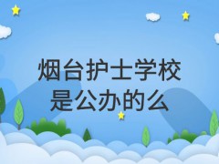 烟台护士学校是公办的么