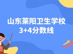 山东莱阳卫生学校3+4分数线